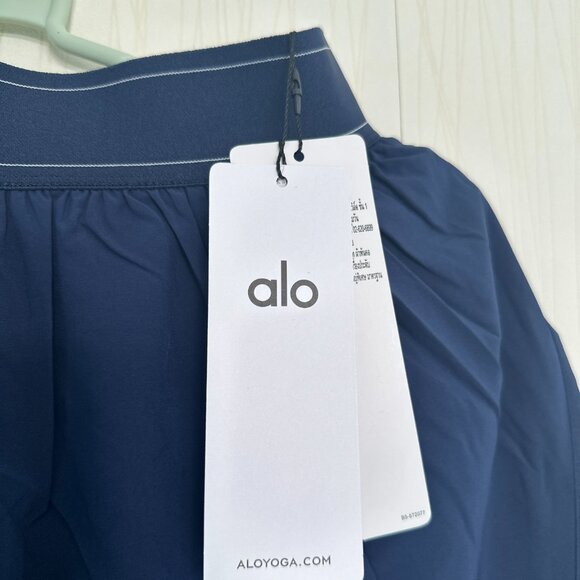 Alo Yoga Black Double Layer Athletic Shorts with Liner Stretch Size L - Picture 4 of 5